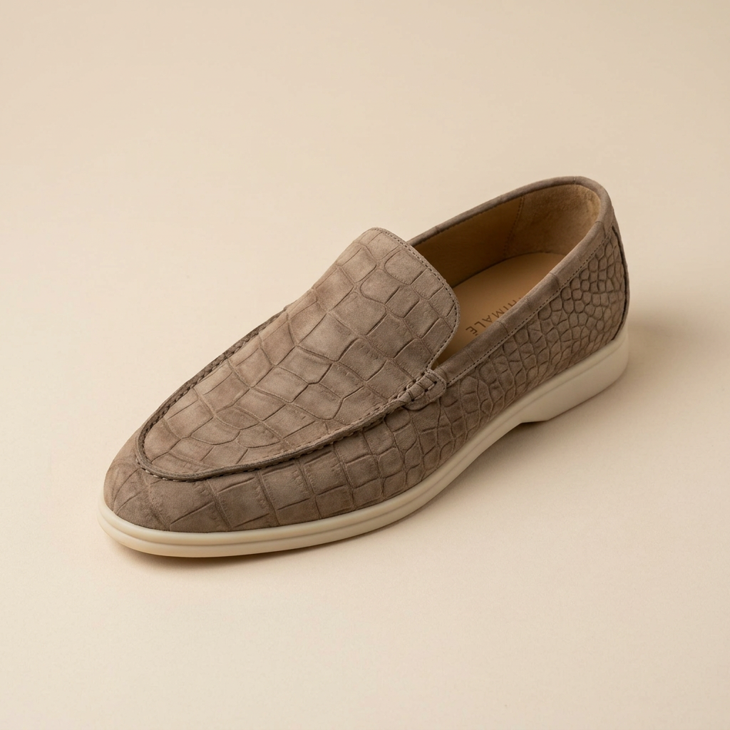 Taupe Nubuck Loafer