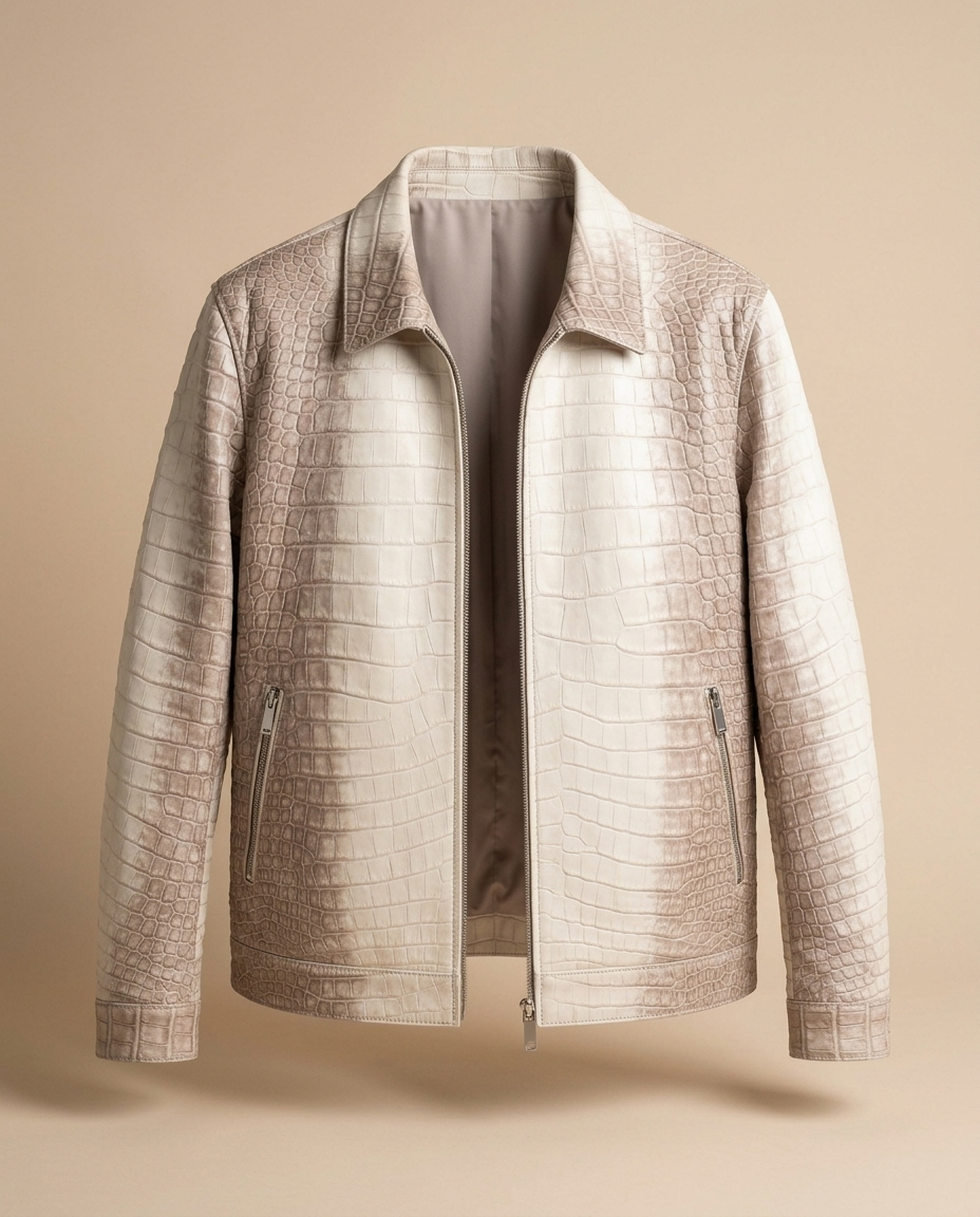 Crocodile Zip Blouson
